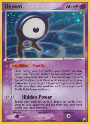 Unown (A) from EX Unseen Forces