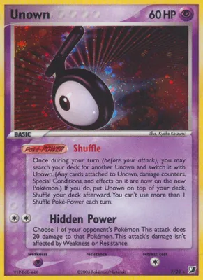 Unown (T) from EX Unseen Forces