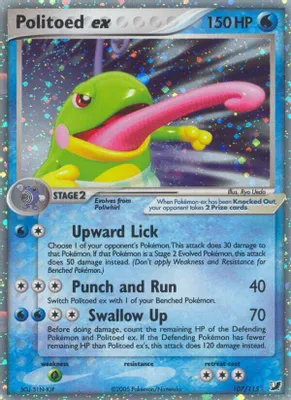 Politoed ex from EX Unseen Forces