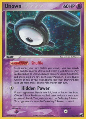 Unown (E) from EX Unseen Forces