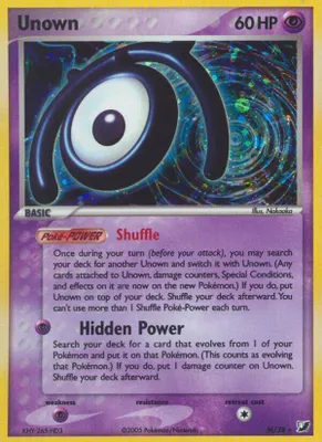 Unown (M) from EX Unseen Forces
