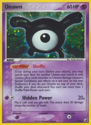 Unown (X) from EX Unseen Forces