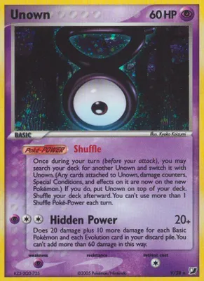 Unown (V) from EX Unseen Forces
