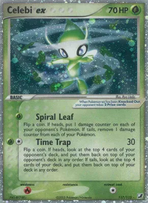 Celebi ex from EX Unseen Forces