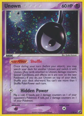 Unown (!) from EX Unseen Forces