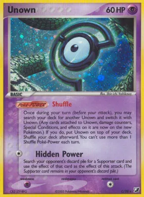 Unown (C) from EX Unseen Forces