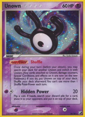 Unown (W) from EX Unseen Forces