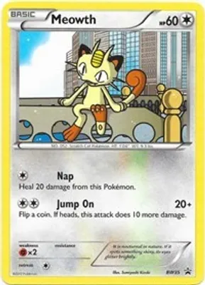 Meowth - BW35 from Black and White Promos