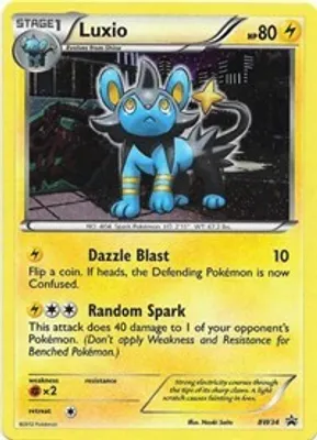 Luxio - BW34 (Cracked Ice Holo) from Black and White Promos