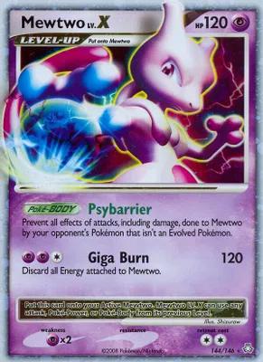 Mewtwo LV.X from Legends Awakened