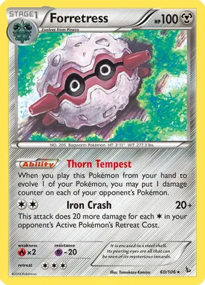 Forretress from XY - Flashfire