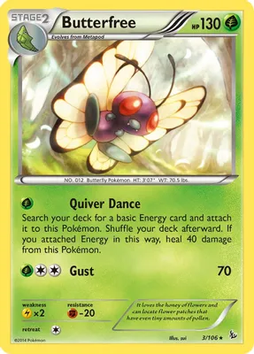 Butterfree from XY - Flashfire