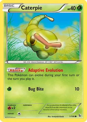 Caterpie from XY - Flashfire