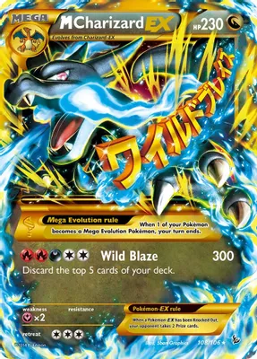 M Charizard EX (X) (Secret) from XY - Flashfire