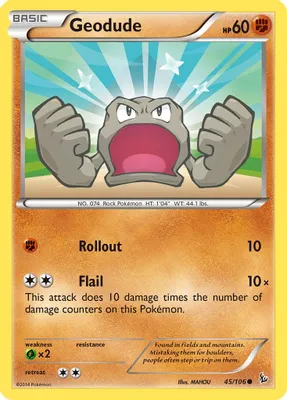 Geodude from XY - Flashfire