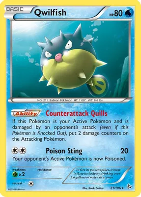 Qwilfish from XY - Flashfire