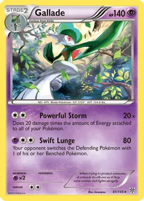 Gallade from Plasma Storm