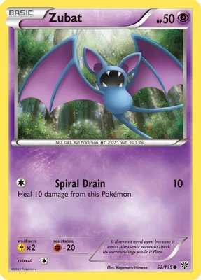 Zubat (52) from Plasma Storm