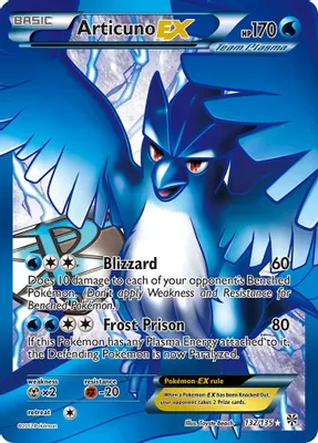 Articuno EX (Team Plasma) (132 Full Art) from Plasma Storm