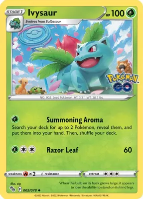 Ivysaur from Pokemon GO