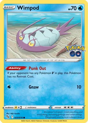 Wimpod from Pokemon GO