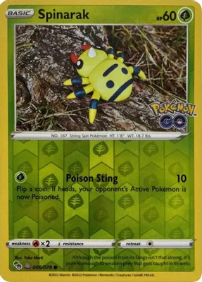Spinarak (Peelable Ditto) from Pokemon GO