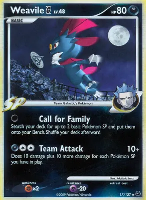 Weavile G from Platinum