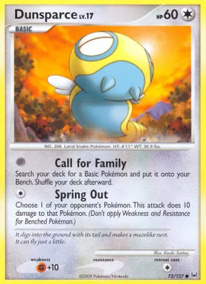 Dunsparce from Platinum