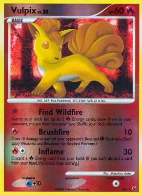 Vulpix (Shiny) from Platinum