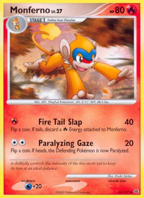 Monferno from Platinum