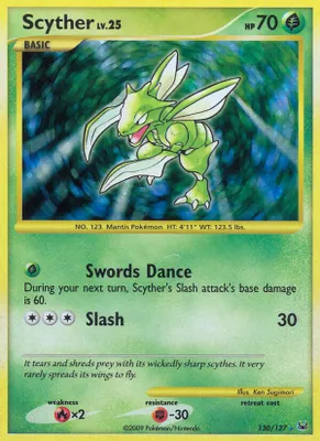 Scyther from Platinum