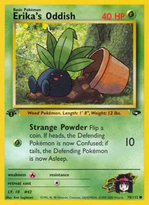 Erika's Oddish from Gym Challenge