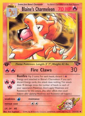 Blaine's Charmeleon from Gym Challenge