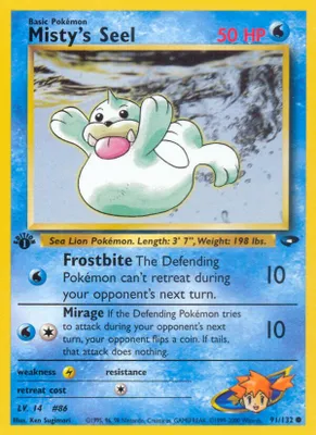 Misty's Seel from Gym Challenge