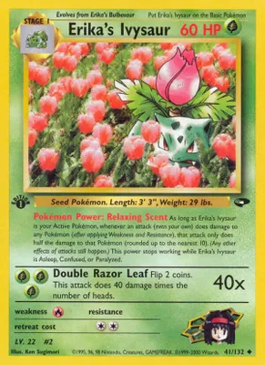 Erika's Ivysaur from Gym Challenge