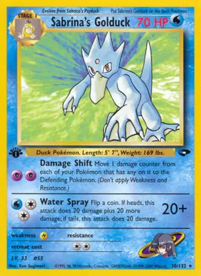 Sabrina's Golduck from Gym Challenge