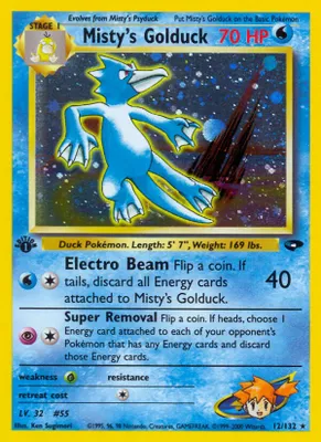 Misty's Golduck from Gym Challenge