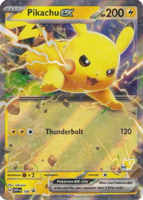 Pikachu ex (Pikachu 60) from Battle Academy 2024