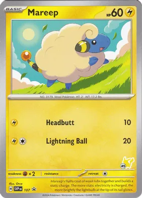 Mareep - Pikachu 45 from Battle Academy 2024