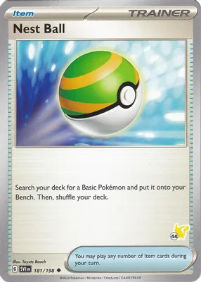 Nest Ball - Pikachu 44 from Battle Academy 2024