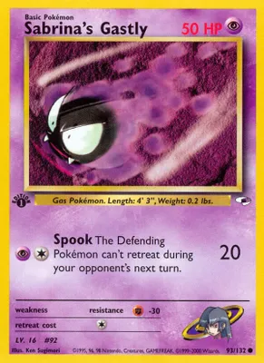 Sabrina's Gastly from Gym Heroes