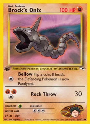 Brock's Onix (69) from Gym Heroes