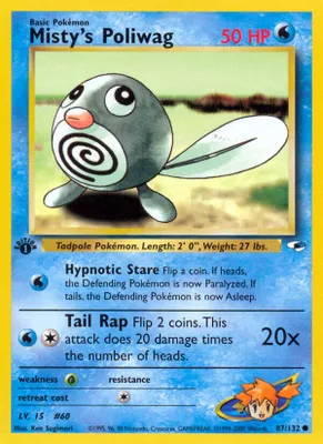 Misty's Poliwag from Gym Heroes