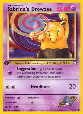 Sabrina's Drowzee from Gym Heroes