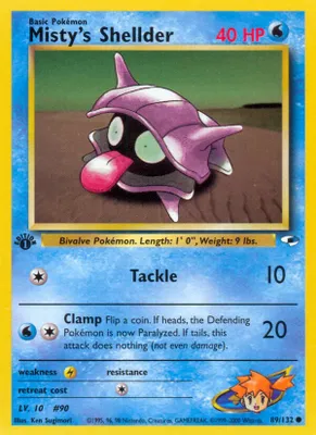 Misty's Shellder from Gym Heroes