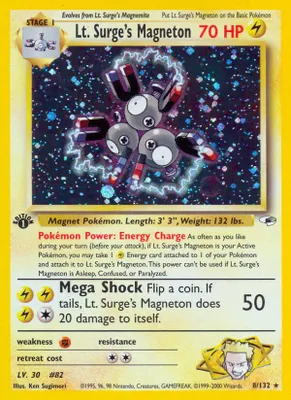 Lt. Surge's Magneton from Gym Heroes