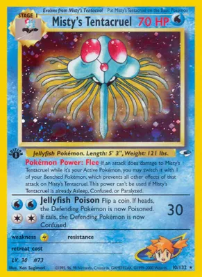 Misty's Tentacruel from Gym Heroes