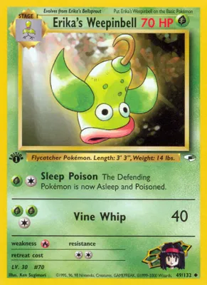 Erika's Weepinbell (49) from Gym Heroes