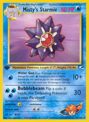 Misty's Starmie from Gym Heroes