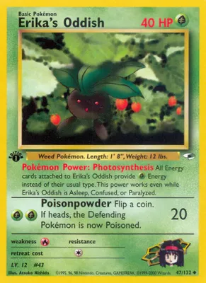 Erika's Oddish (47) from Gym Heroes